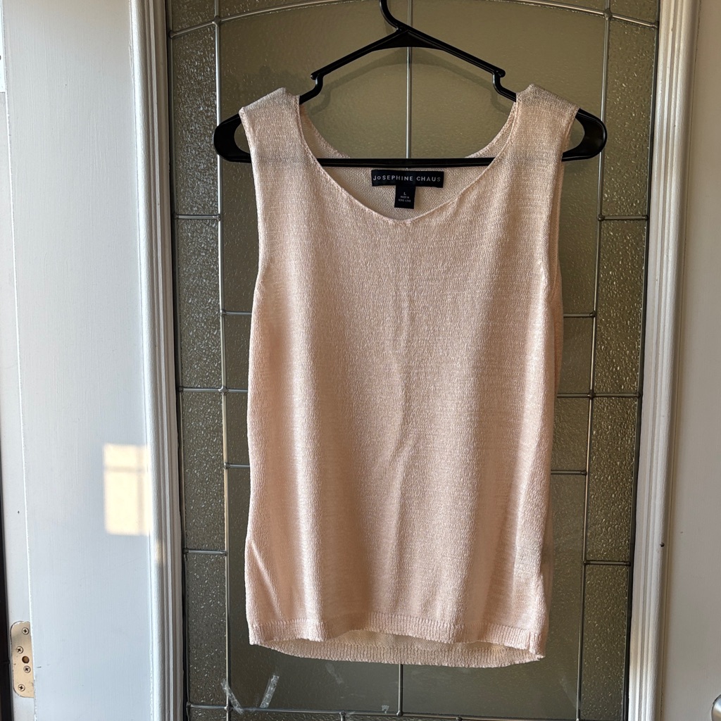 Josephine Chaus Cream Tank Top